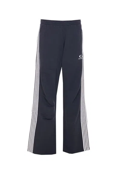 Balenciaga Men Blue Loop Sports Icon Baggy Sweatpants