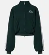 Balenciaga Loop Sports Icon Fleece Jacket In Green