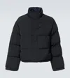 Balenciaga Loop Sports Icon Reversible Puffer Jacket In Black