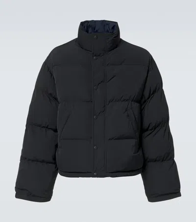 Balenciaga Bb Puffer Jacket In Black