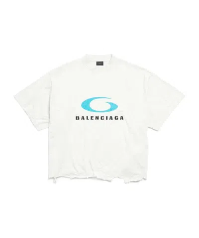 Balenciaga Loop Sports Icon Short T-shirt In White