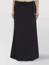 Balenciaga Cotton Blend Mini Skirt With Side Zip Pockets In Black