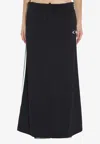 Balenciaga Cotton Blend Mini Skirt With Side Zip Pockets In Black