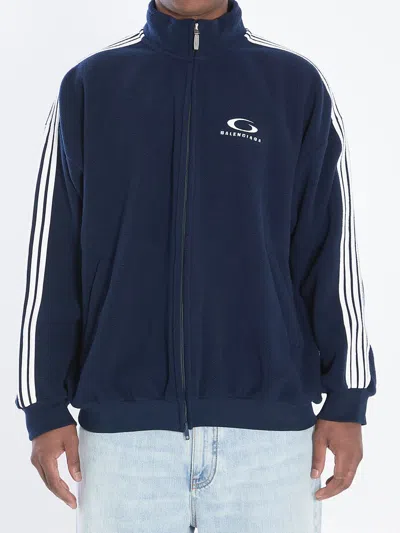 BALENCIAGA LOOP SPORTS ICON ZIP-UP JACKET