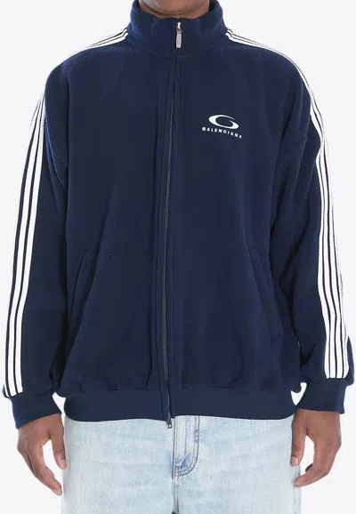 BALENCIAGA LOOP SPORTS ICON ZIP-UP TRACK JACKET