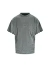 Balenciaga Crew Neck Short Sleeve Relaxed Fit T-shirt In Gray