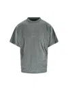 Balenciaga Crew Neck Short Sleeve Relaxed Fit T-shirt In Gray