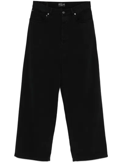 Balenciaga Loose-cut Jeans In Black