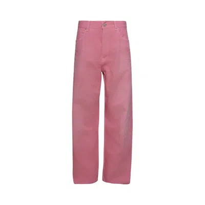 Pre-owned Balenciaga Loose Denim Jeans 'baby Pink' | Women's Size Xs