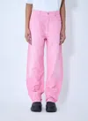 Balenciaga Rigid Drop-rise Wide-leg Jeans In Pink