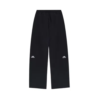 Pre-owned Balenciaga Loose Elastic Waist Sweatpants 'washed Black/white' | Men's Size M