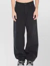 Balenciaga Loose Fit Denim Trousers In Black