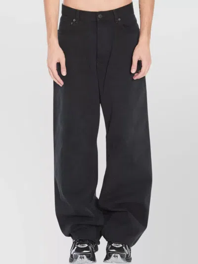 BALENCIAGA LOOSE FIT DENIM TROUSERS