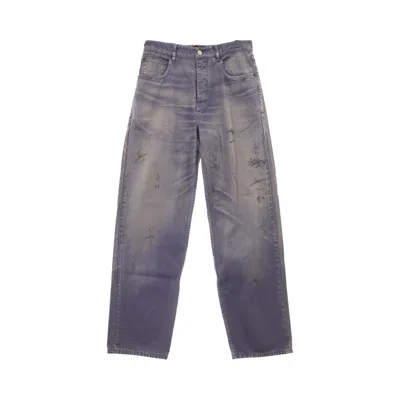 Pre-owned Balenciaga Loose Fit Jeans 'workwear Purple' | Women's Size Xs
