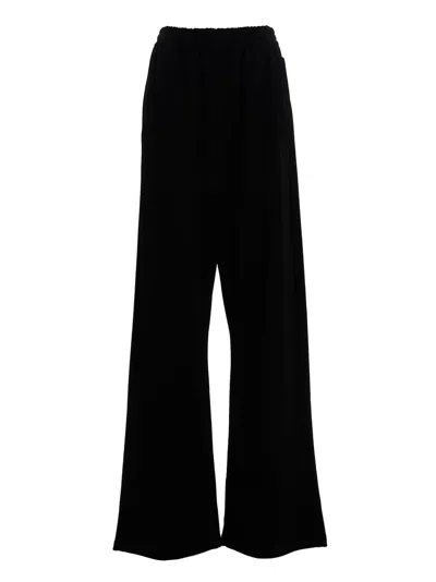 Balenciaga Flared Sweatpants In Black