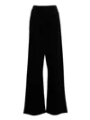 Balenciaga Loose Fit Viscose Trousers Clothing In Black