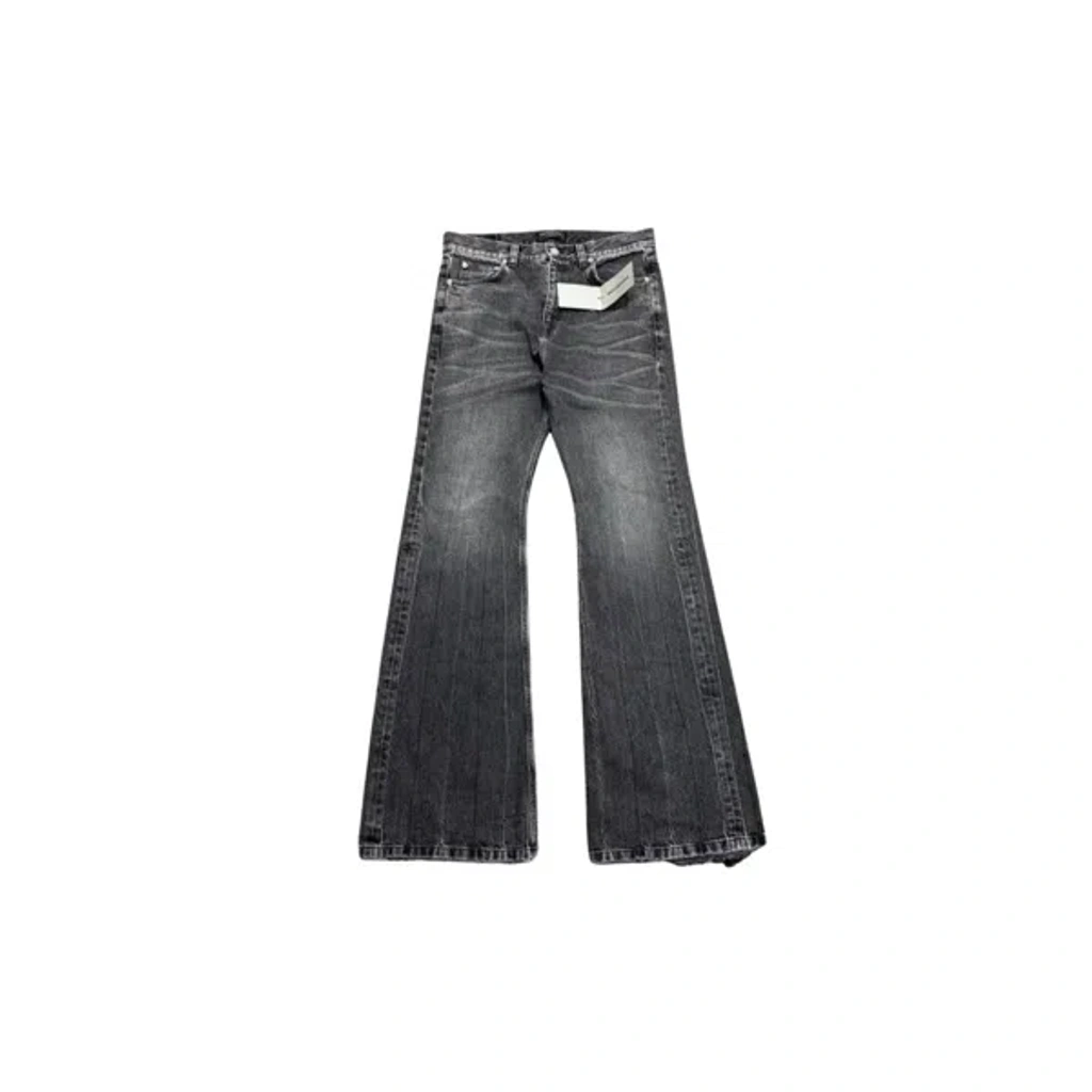 Pre-owned Balenciaga Lost Tape Flare Jeans In Blue | ModeSens