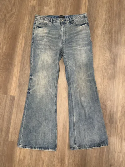 Pre-owned Balenciaga Lost Tape Flares Blue