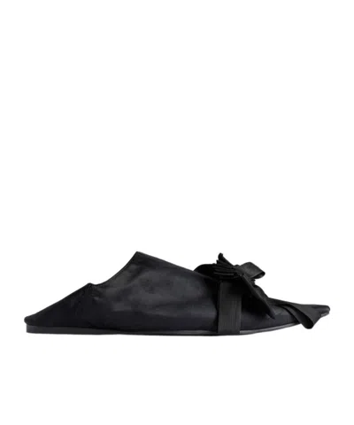 【BALENCIAGA】ブラック Louis XV パンプス BALENCIAGA】LOUIS XV 25MM パンプス サテン リボン (BALENCIAGA