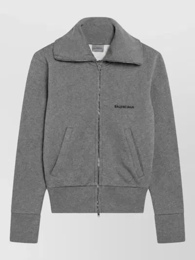 Balenciaga Loungewear Top In Gray