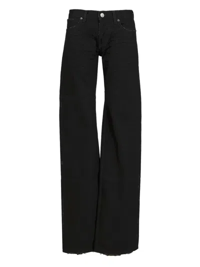 Balenciaga Low-rise Slim Fit Trousers Tops Black