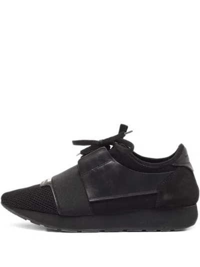 Pre-owned Balenciaga Low-top Sneakers In Black