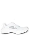 Balenciaga Low-top Sneakers With Embossed Geometric Details In White