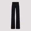 Balenciaga Black Cotton Fitted Low Waist Pants