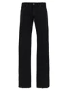 Balenciaga Low Waist Jeans In Black