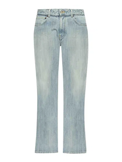 Balenciaga Low Waist Jeans In Blue