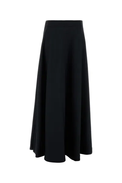 BALENCIAGA BALENCIAGA BLACK TWILL SKIRT