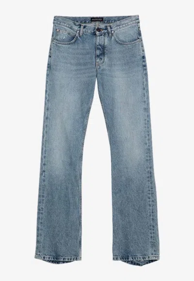 BALENCIAGA LOW-WAIST STRAIGHT JEANS