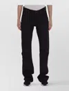 Balenciaga Women's Low Crotch Japanese Denim Jeans In Black