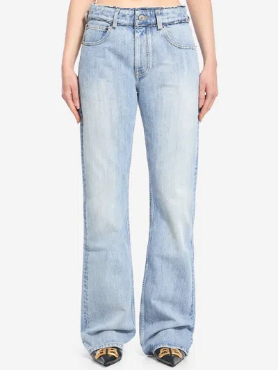 Balenciaga Lowrise Jeans In Blue