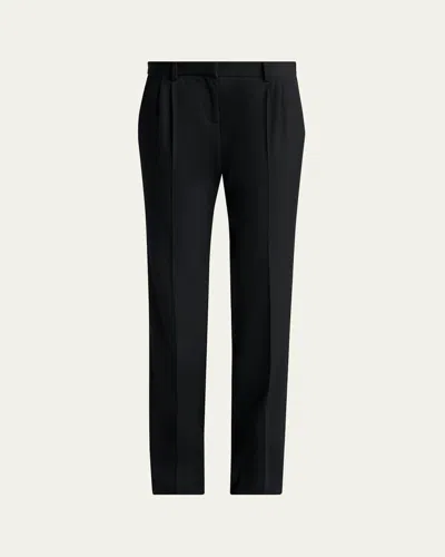 Balenciaga Low-rise Slim-leg Tailored Pants In Black