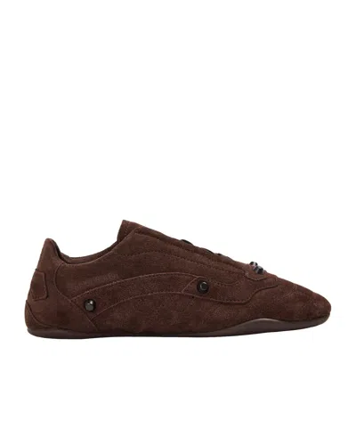 Balenciaga Low-top Casual Shoes In Brown