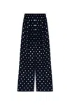 Balenciaga Golden Lunar Print Pants For Ss24 Collection In Gold