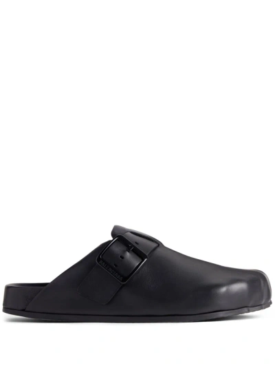 Balenciaga Black Sunday Flat Sandals For Men