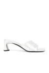 Balenciaga Wearing High-heeled Sandals In Silver