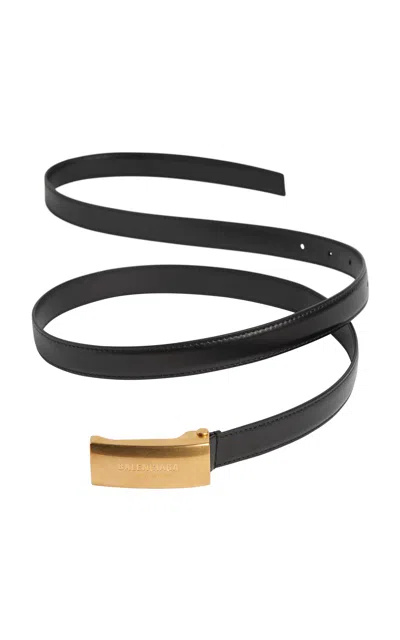 Balenciaga Mail Belt In Black