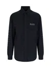 Balenciaga Main Character Artwork Long-sleeved Jersey Polo Shirt Clothing In Black