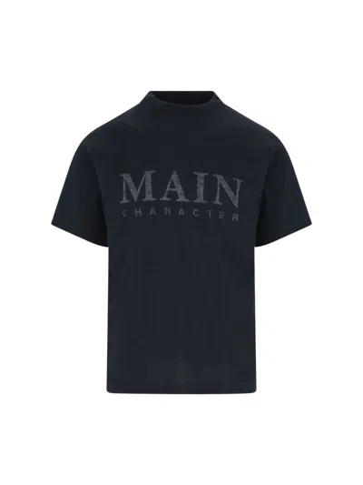 Balenciaga Main Character T-shirt In Black