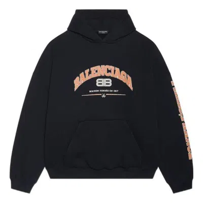 Balenciaga Maison  Hoodie Wide Fit 'black'