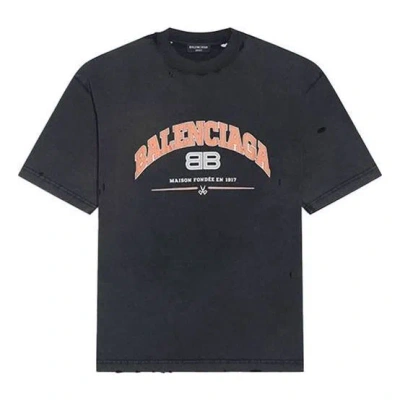 Balenciaga Maison  T-shirt Medium Fit 'black'