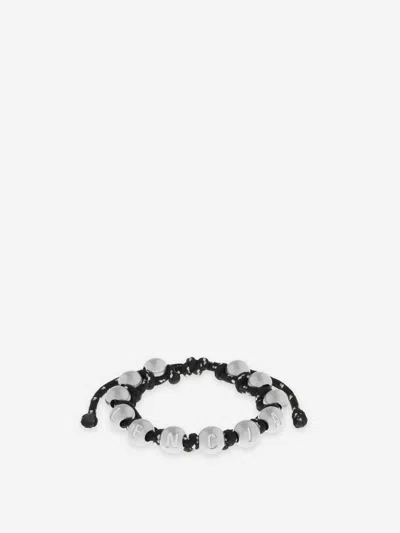 Balenciaga Malibu Ball Bracelet In Silver Balls With Engraved Logo