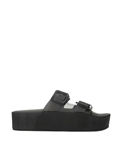 Balenciaga Mallorca Platform Sandals In Black