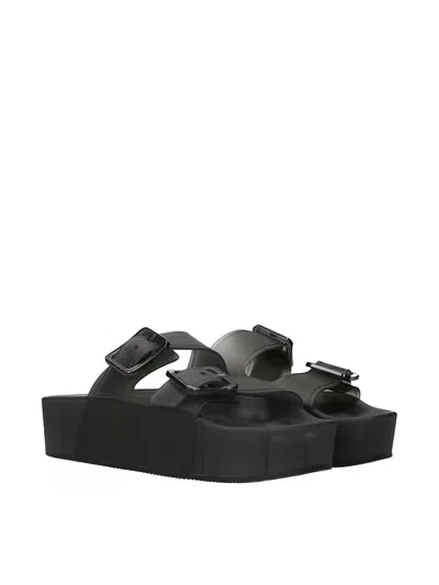 Balenciaga Mallorca Platform Sandals In Black
