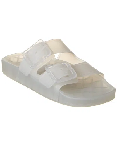 Balenciaga Mallorca Rubber Sandal In Neutral