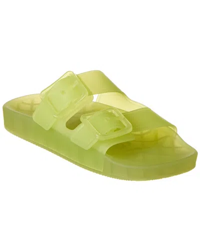 Balenciaga Mallorca Rubber Sandal In Yellow