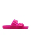 Balenciaga Mallorca Sandals In Transparent Pink Technical Polyurethane In Pink